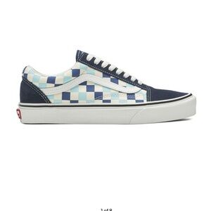 Mens Old Skool ‘Blue Topaz Checkerboard’ Vans Nwt